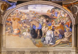 El cruce del Mar Rojo de Agnolo Bronzino